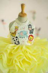 Layered Animal-themed dress